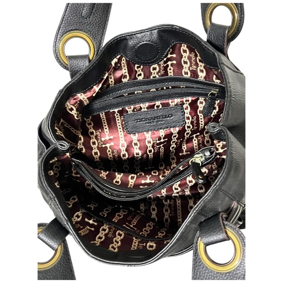 Tignanello Pebbled Leather Shoulder Bag Black - Picture 5 of 5